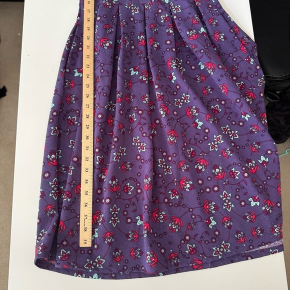 LuLaRoe Amelia Short Sleeve Dress with pockets women’s size large - Picture 11 of 13